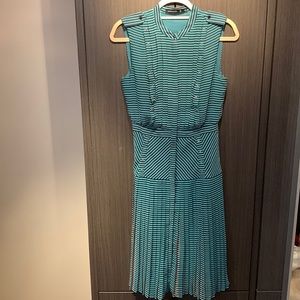Karen Millen pleated striped dress